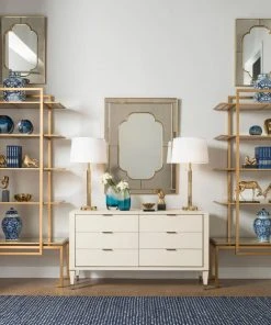 Bungalow 5 Hunter Extra Large 6 Drawer Chest Ivory New Arrivals