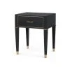 Bungalow 5 New Arrivals Hunter 2 Drawer Side Table Black 1 Bungalow 5 New Arrivals Hunter 2 Drawer Side Table Black
