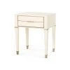 Bungalow 5 Hunter 2 Drawer Side Table Ivory New Arrivals