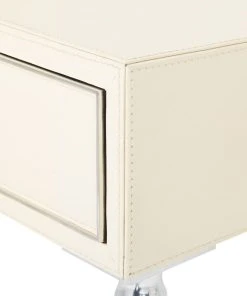 Bungalow 5 New Arrivals Jolene 1 Drawer Side Table Ivory 15 Bungalow 5 New Arrivals Jolene 1 Drawer Side Table Ivory