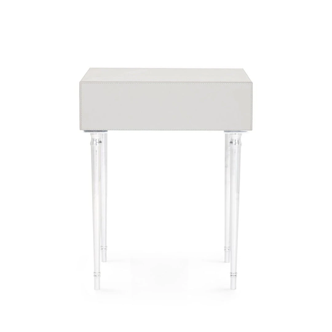 Bungalow 5 New Arrivals Jolene 1 Drawer Side Table Gray 7 Bungalow 5 New Arrivals Jolene 1 Drawer Side Table Gray