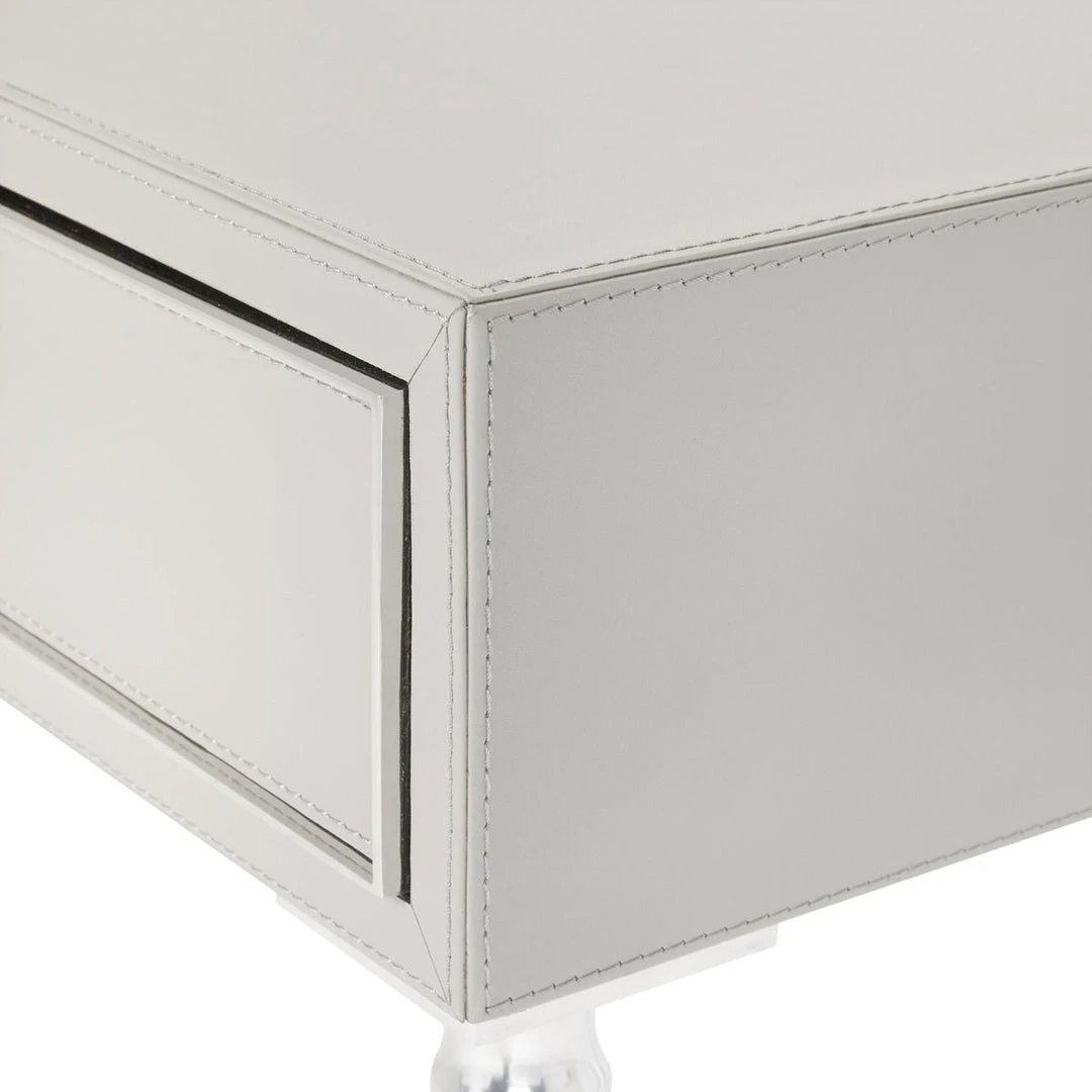 Bungalow 5 New Arrivals Jolene 1 Drawer Side Table Gray 8 Bungalow 5 New Arrivals Jolene 1 Drawer Side Table Gray