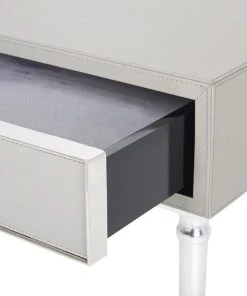 Bungalow 5 New Arrivals Jolene 1 Drawer Side Table Gray 16 Bungalow 5 New Arrivals Jolene 1 Drawer Side Table Gray