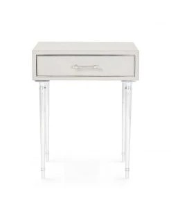 Bungalow 5 New Arrivals Jolene 1 Drawer Side Table Gray 11 Bungalow 5 New Arrivals Jolene 1 Drawer Side Table Gray