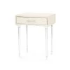 Bungalow 5 New Arrivals Jolene 1 Drawer Side Table Ivory 1 Bungalow 5 New Arrivals Jolene 1 Drawer Side Table Ivory