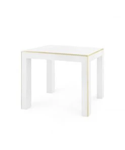 Bungalow 5 New Arrivals Lauren Side Table White