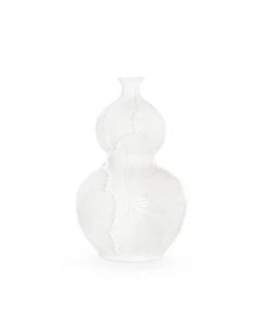 Bungalow 5 New Arrivals Lotus Double Gourd Vase White