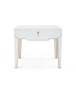 Bungalow 5 Madeline 1 Drawer Side Table Platinum