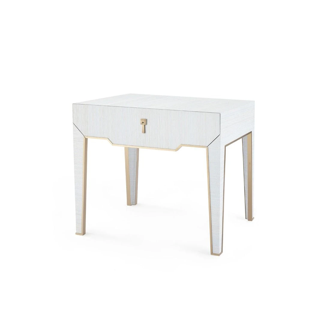 Bungalow 5 Madeline 1 Drawer Side Table Platinum 3 Bungalow 5 Madeline 1 Drawer Side Table Platinum
