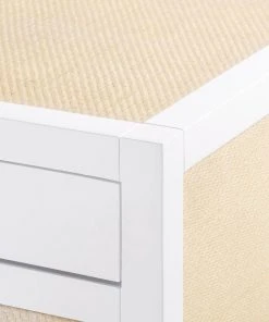 Bungalow 5 New Arrivals Mallet 8 Drawer Dresser Grasscloth And White Lacquer 18 Bungalow 5 New Arrivals Mallet 8 Drawer Dresser Grasscloth And White Lacquer