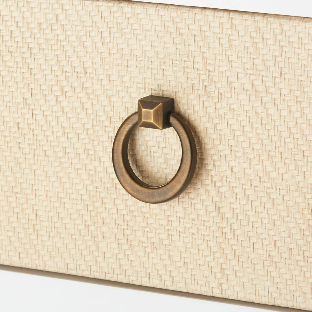 Bungalow 5 New Arrivals Mallet 8 Drawer Dresser Grasscloth And White Lacquer 7 Bungalow 5 New Arrivals Mallet 8 Drawer Dresser Grasscloth And White Lacquer