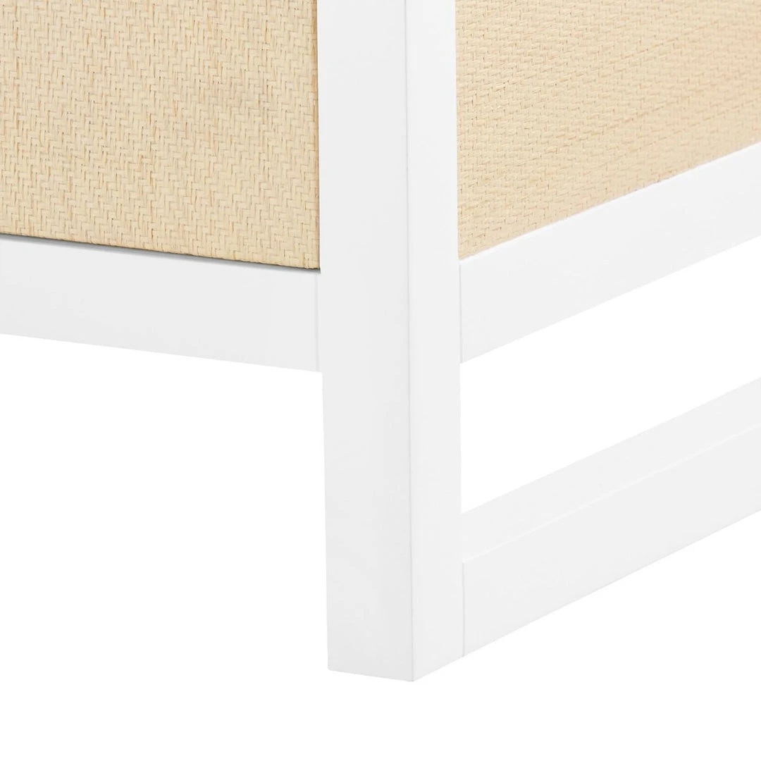 Bungalow 5 New Arrivals Mallet 8 Drawer Dresser Grasscloth And White Lacquer 10 Bungalow 5 New Arrivals Mallet 8 Drawer Dresser Grasscloth And White Lacquer