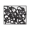 Bungalow 5 Maze Framed Silk Panel Black