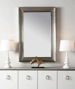 Bungalow 5 Melinda Rectangular Mirror German Silver New Arrivals