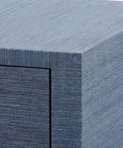 Bungalow 5 New Arrivals Meredith Extra Large 4 Door Cabinet Navy Blue