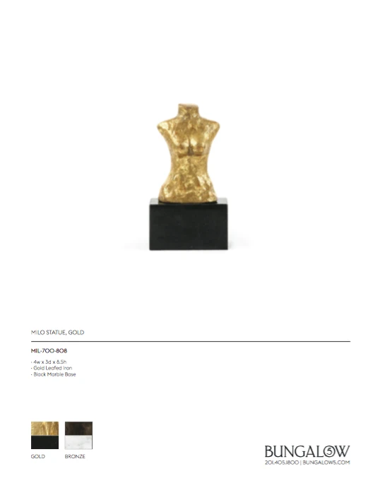 Bungalow 5 Milo Statue Gold New Arrivals 6 Bungalow 5 Milo Statue Gold New Arrivals