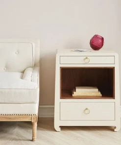 Bungalow 5 Ming 2 Drawer Side Table Natural New Arrivals 19 Bungalow 5 Ming 2 Drawer Side Table Natural New Arrivals