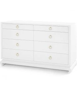 Bungalow 5 Ming Extra Large 8 Drawer Dresser White New Arrivals