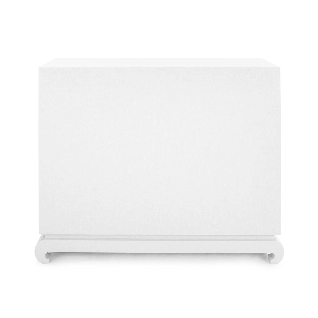 Bungalow 5 New Arrivals Ming Large 4 Drawer Chest White Bungalow 5 New Arrivals Ming Large 4 Drawer Chest White