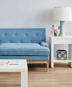 Bungalow 5 Morgan 1 Drawer Side Table White