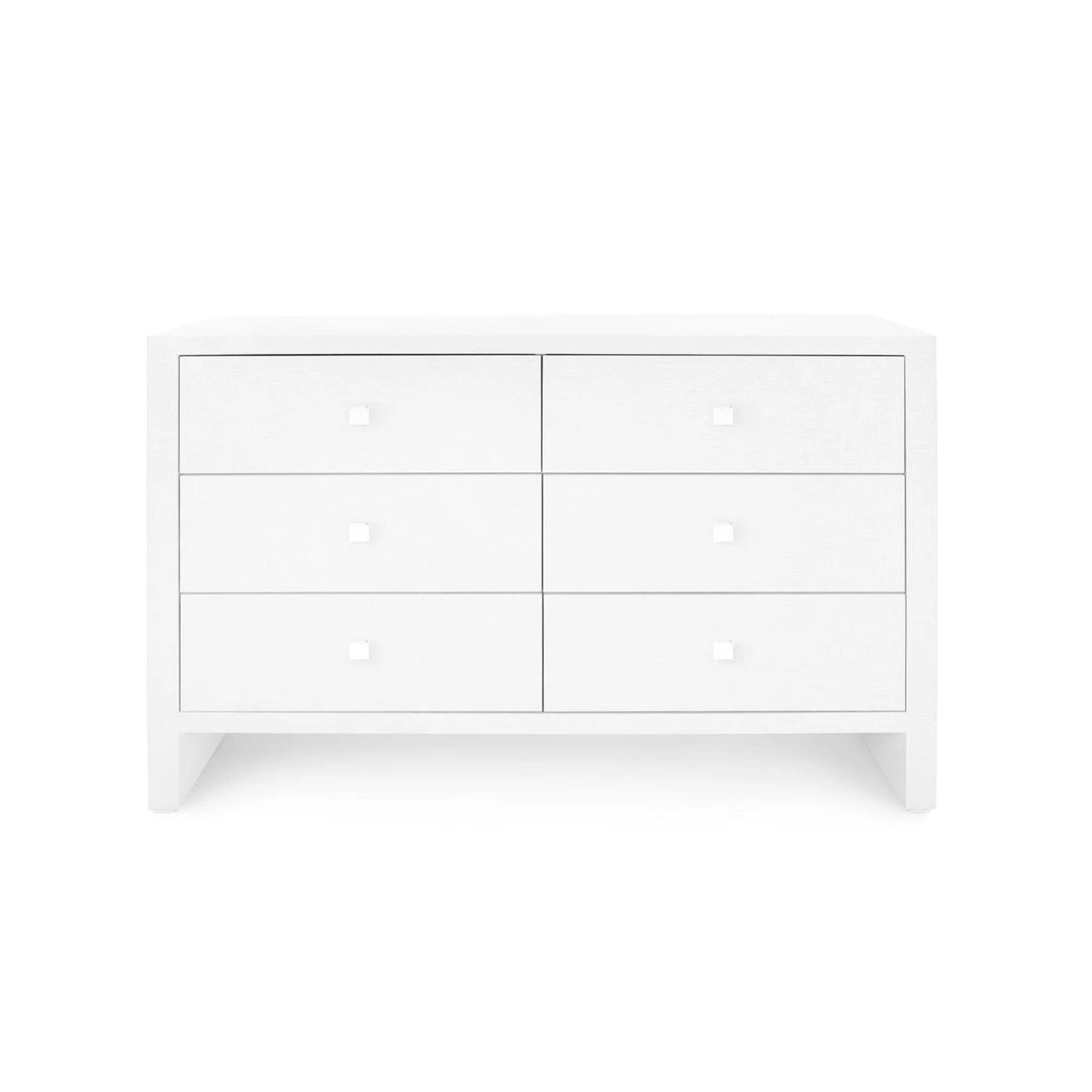 Bungalow 5 Morgan Extra Large 6 Drawer Chest White New Arrivals 5 Bungalow 5 Morgan Extra Large 6 Drawer Chest White New Arrivals