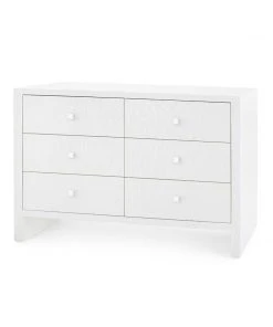 Bungalow 5 Morgan Extra Large 6 Drawer Chest White New Arrivals
