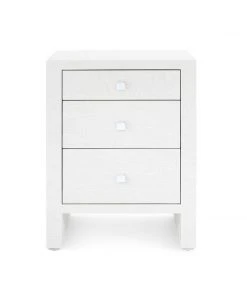 Bungalow 5 Morgan 3 Drawer Side Table White New Arrivals