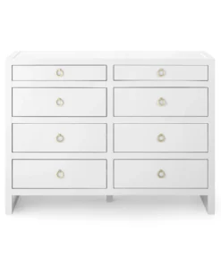 Bungalow 5 Newton Large 8 Drawer Chest White New Arrivals 4 Bungalow 5 Newton Large 8 Drawer Chest White New Arrivals