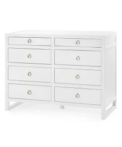 Bungalow 5 Newton Large 8 Drawer Chest White New Arrivals