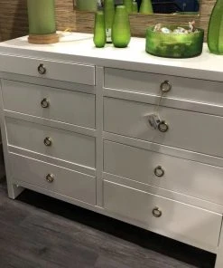 Bungalow 5 Newton Large 8 Drawer Chest White New Arrivals