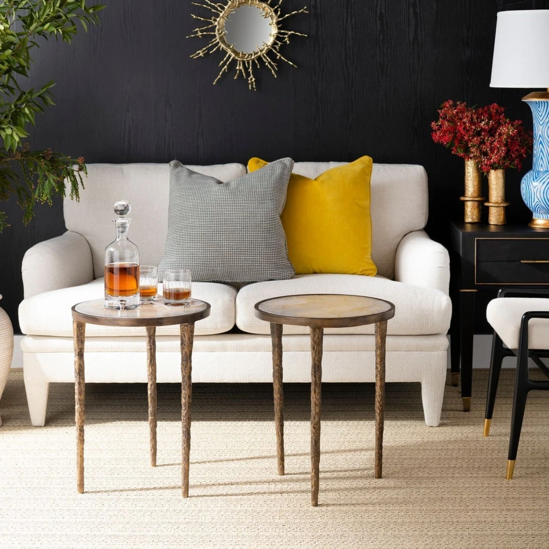 Bungalow 5 New Arrivals Nora Side Table Antique Brass 4 Bungalow 5 New Arrivals Nora Side Table Antique Brass