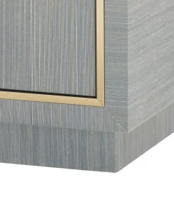 Bungalow 5 Parker Large 5 Drawer Chest Slate Blue Lacquered Grasscloth 20 Bungalow 5 Parker Large 5 Drawer Chest Slate Blue Lacquered Grasscloth