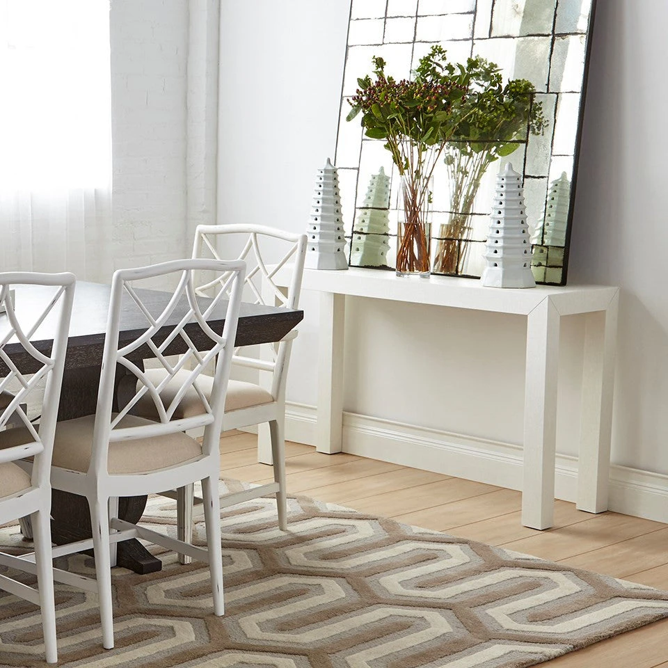 Bungalow 5 New Arrivals Parsons Console Table White 4 Bungalow 5 New Arrivals Parsons Console Table White