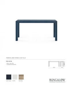 Bungalow 5 New Arrivals Parsons Large Console Navy Blue 11 Bungalow 5 New Arrivals Parsons Large Console Navy Blue
