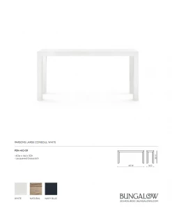 Bungalow 5 New Arrivals Parsons Large Console White 11 Bungalow 5 New Arrivals Parsons Large Console White