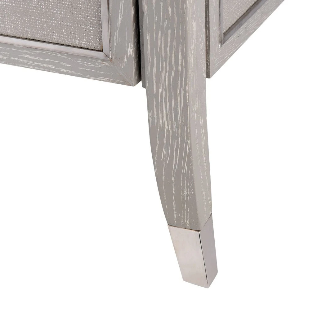 Bungalow 5 Paulina 3 Drawer Side Table Gray New Arrivals Bungalow 5 Paulina 3 Drawer Side Table Gray New Arrivals