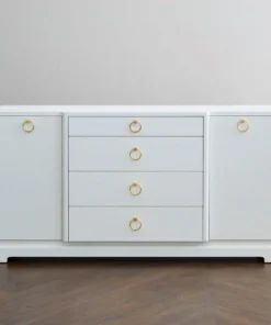 Bungalow 5 New Arrivals Pavel 4 Drawer 2 Door Cabinet White