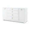 Bungalow 5 New Arrivals Pavel 4 Drawer 2 Door Cabinet White 1 Bungalow 5 New Arrivals Pavel 4 Drawer 2 Door Cabinet White