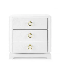 Bungalow 5 Pavel 3 Drawer Side Table White New Arrivals