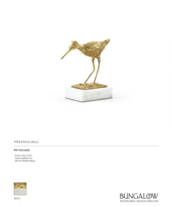 Bungalow 5 New Arrivals Piper Statue Gold 9 Bungalow 5 New Arrivals Piper Statue Gold