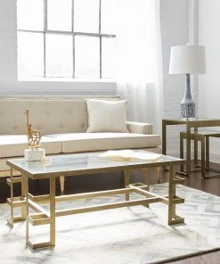 Bungalow 5 New Arrivals Plano Coffee Table Champagne Bronze