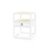 Bungalow 5 Polo 1 Drawer Side Table Grasscloth And White Lacquer New Arrivals 2 Bungalow 5 Polo 1 Drawer Side Table Grasscloth And White Lacquer New Arrivals