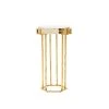 Bungalow 5 New Arrivals Prism Round Side Table Gold 2 Bungalow 5 New Arrivals Prism Round Side Table Gold