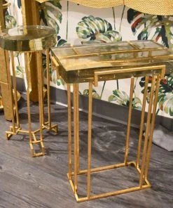 Bungalow 5 New Arrivals Prism Side Table Gold 16 Bungalow 5 New Arrivals Prism Side Table Gold