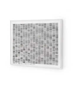 Bungalow 5 New Arrivals Rain Framed Silk Panel Black