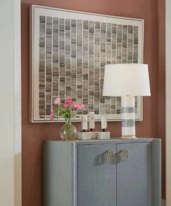 Bungalow 5 New Arrivals Rain Framed Silk Panel Black