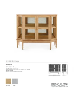 Bungalow 5 New Arrivals Rene Cabinet Natural Cerused Oak 19 Bungalow 5 New Arrivals Rene Cabinet Natural Cerused Oak