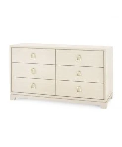 Bungalow 5 Stanford Extra Large 6 Drawer Chest Blanched Oak New Arrivals
