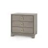 Bungalow 5 Stanford 3 Drawer Side Table Taupe Gray 2 Bungalow 5 Stanford 3 Drawer Side Table Taupe Gray