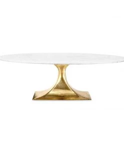 Deals CLAYTON GRAY HOME Store 14 Bungalow 5 Stockholm Oval Dining Table Gold